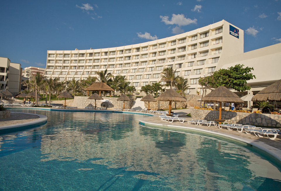 Vista panorámica del hotel Grand Park Royal Cancún Caribe